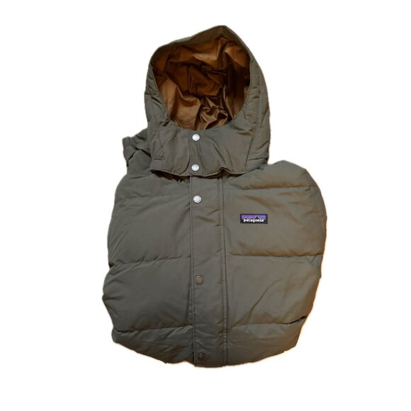 Patagonia EUC Downdrift Jacket Hooded 600 Down Insulated Green Puffer Men's Med - Picture 1 of 9